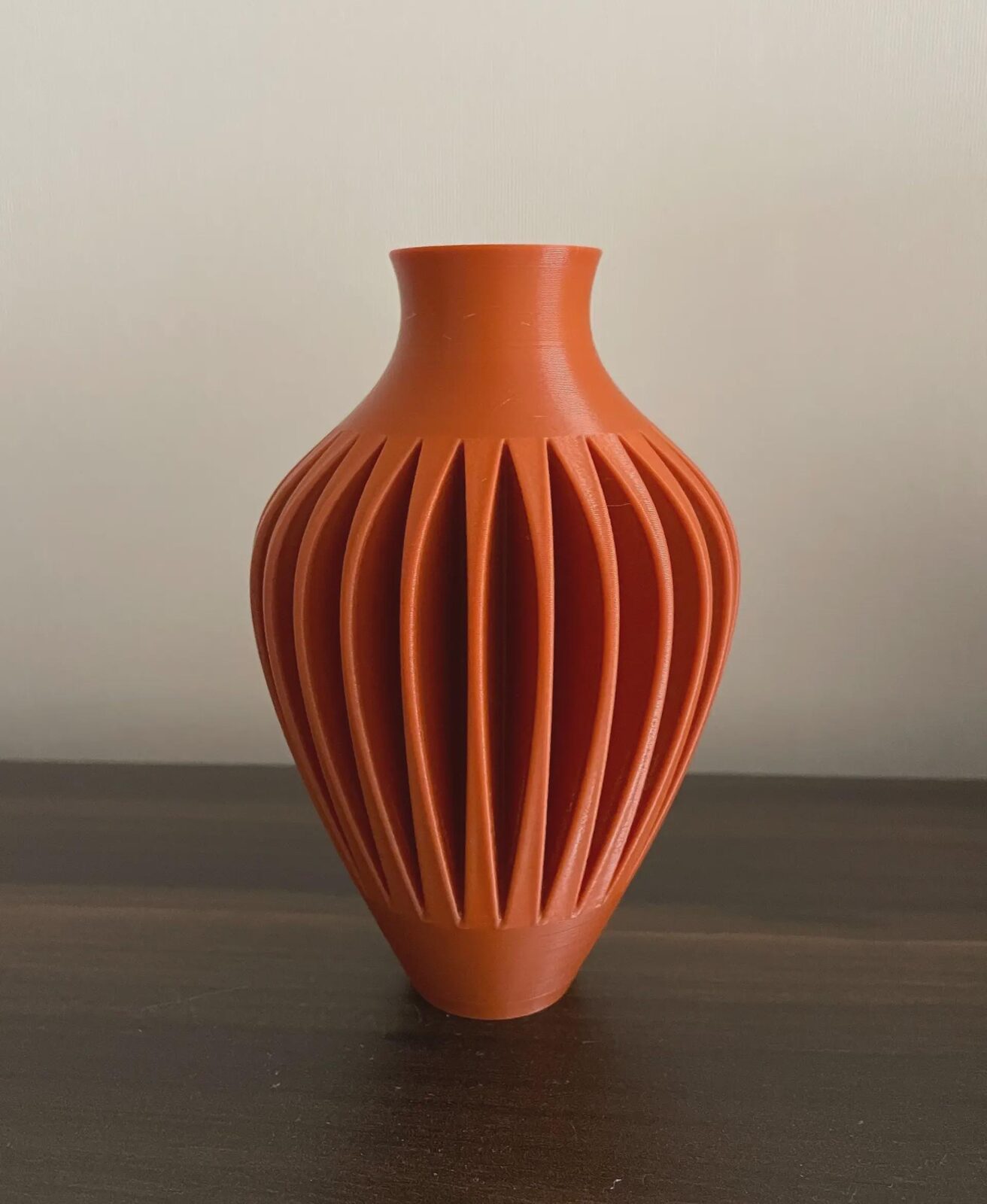 Symmetrical Round Geometric Vase