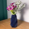 il_fullxfull.8175177770_7elp.jpg Twisted Geometric Ribbed Flower Vase | Modern Origami Style Centerpiece | Minimalist Home Decor