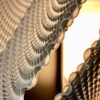 il_fullxfull.8175251252_byn8.jpg Pendant Light Shade | Woven Mesh Sine Wave Texture | Modern Geometric Ceiling Lamp | Boho Minimalist Chandelier Lighting