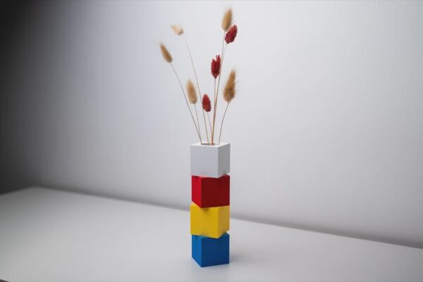 il_fullxfull.8203771096_axhx.jpg Stacked Blocks Vase | Modern Geometric 3D Printed Sculpture