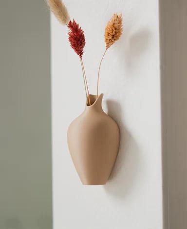 il_fullxfull.8205703502_23xx.jpg Minimalist Magnetic Pocket Vase - Tiny 3D Printed Smooth Wall Planter