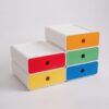Vibrant Color Block Modular Drawers - 3D Printed Infinite Stackable Storage