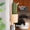 il_fullxfull.8218418748_696s.jpg Spikey Interactive Cactus Key Holder | Mechanical Wall Planter
