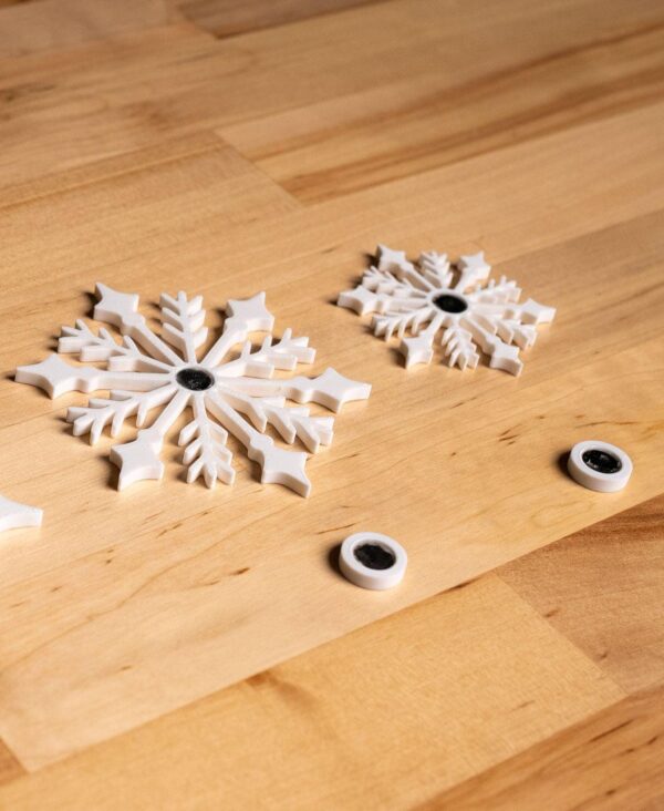 Snowflake Lamp Shade Magnets