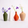 il_fullxfull.8222764251_e2tk.jpg Mini Vase Bundle Set of 4 | 3D Printed Textured Bud Vases