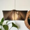 il_fullxfull.8223184019_ehvl.jpg Pendant Light Shade | Woven Mesh Sine Wave Texture | Modern Geometric Ceiling Lamp | Boho Minimalist Chandelier Lighting