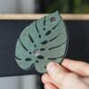 Monstera Leaf Fridge Magnet  | Tropical Plant Lover Gift