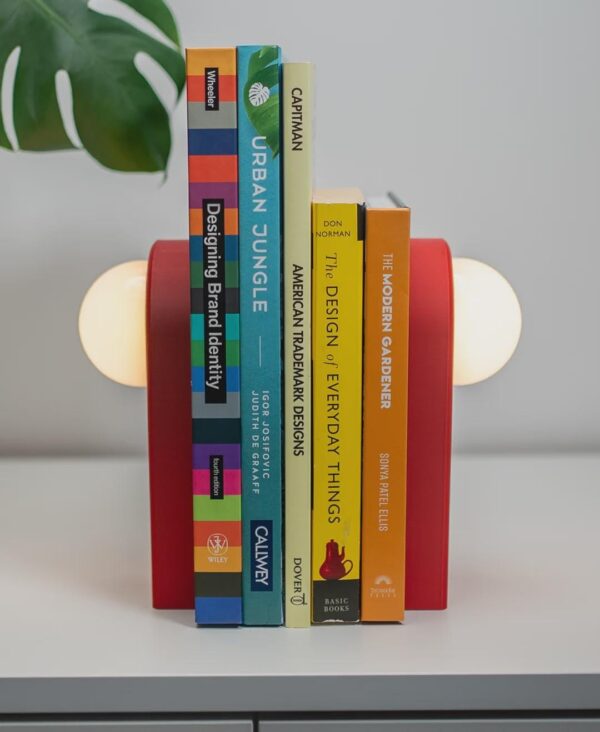 il_fullxfull.8228393024_ivop.jpg Illuminated Bookends - Book Ends with Rechargeable Wireless Light