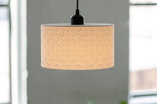 il_fullxfull.8228590138_gyk0.jpg Quilted Pendant Light Shade
