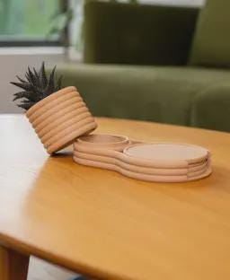 il_fullxfull.8232807562_ko9w.jpg Plant Pot & Coaster Set