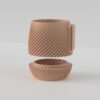 il_fullxfull.8251080968_la5f.jpg Spiral Planter with Hidden Drip Tray | Modern Indoor Planter