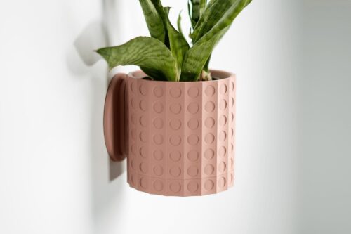 il_fullxfull.8251117582_kcak.jpg Modern Planter with Hidden Twist-Off Drip Tray | Minimalist Succulent Planter