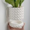 il_fullxfull.8251131032_jmv3.jpg Lattice Planter with Hidden Drip Tray | Modern Geometric Planter