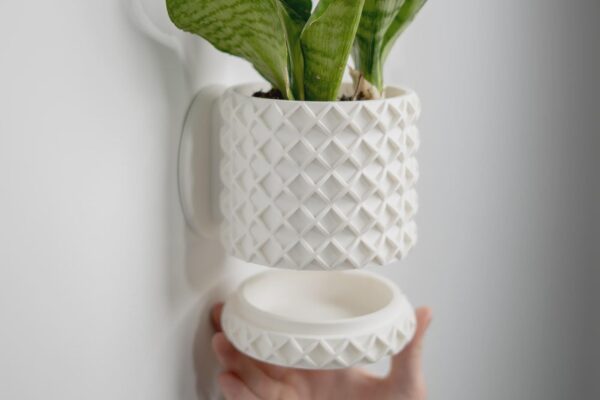 il_fullxfull.8251131032_jmv3.jpg Lattice Planter with Hidden Drip Tray | Modern Geometric Planter