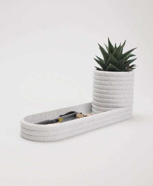 il_fullxfull.8251820908_ik3p.jpg Poppy Valet Tray | Plant Pot & Desk Organizer Combo