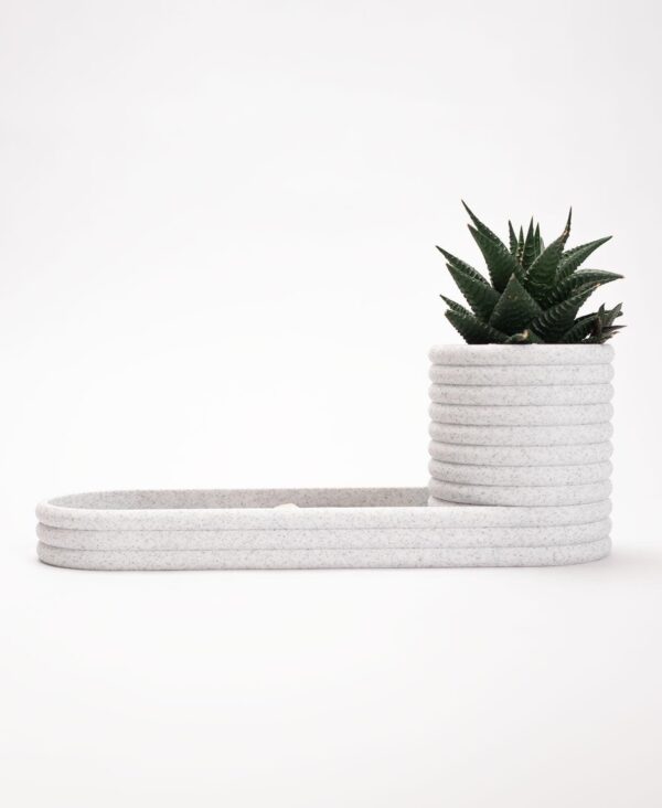Poppy Valet Tray | Plant Pot & Desk Organizer Combo