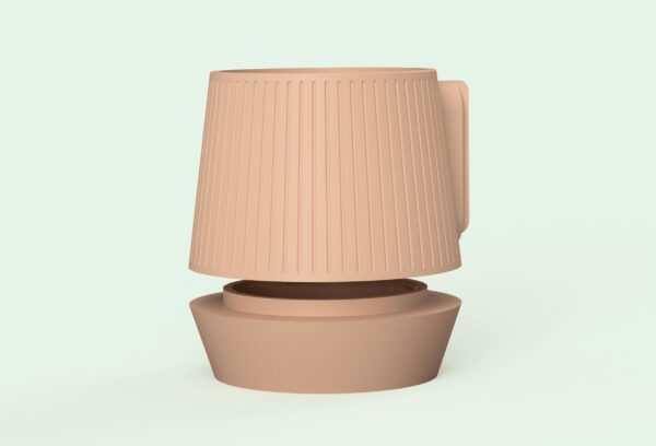Modern Twist Lock Planter | Hidden Drainage