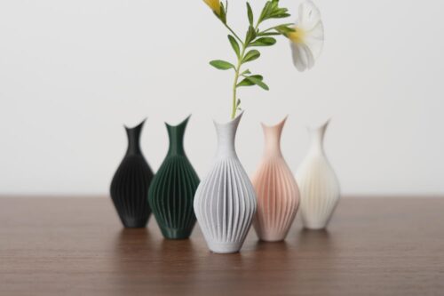 il_fullxfull.8256225097_mcss.jpg Wave Magnetic Mini Fridge Vase - 3D Printed Wavy Bud Pocket