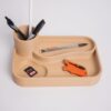 il_fullxfull.8257750525_nig9.jpg Tactile Fuzzy Skin Desk Organizer - 3D Printed Multi-Slot Pencil Holder | NextEraFab Modern Office Decor