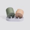 Three Pot Planter | Minimalist Indoor Planter