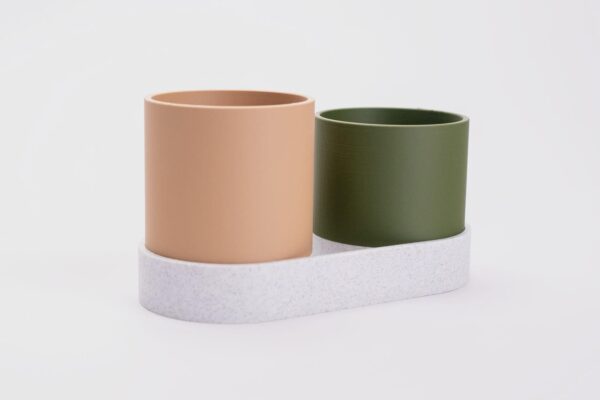 il_fullxfull.8260953538_1n41.jpg Modern Connected Planter Set | Indoor Succulent Planter with Drainage
