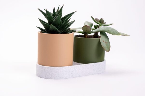 il_fullxfull.8260954080_ns8o.jpg Modern Connected Planter Set | Indoor Succulent Planter with Drainage
