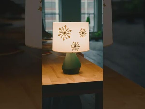 Snowflake Lamp Shade Magnets