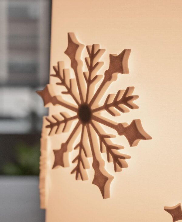 Snowflake Lamp Shade Magnets