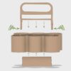 il_fullxfull.8271906205_ok11.jpg 6-Pack Can Holder & Studio Caddy | Modular Tool Organizer with Tall Handle