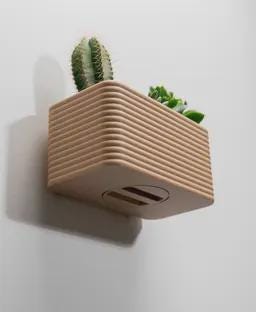 il_fullxfull.8280638071_mqzu.jpg Wall Planter with Hidden Drip Tray