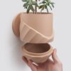 il_fullxfull.8295515849_6ou6.jpg Cracked Spiral Planter with Hidden Drip Tray