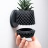 Lattice Planter with Hidden Drip Tray