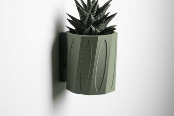 Decahedron Planter with Hidden Drip Tray | Modern Indoor Plant Pot