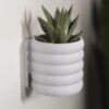 il_fullxfull.8299931121_39a5.jpg Poppy Wall Planter | Minimalist Hanging Planter | Contemporary Home Decor