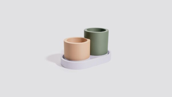 Three Pot Planter | Minimalist Indoor Planter