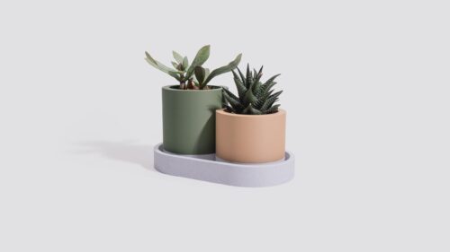 il_fullxfull.8308829377_lfre.jpg Three Pot Planter | Minimalist Indoor Planter