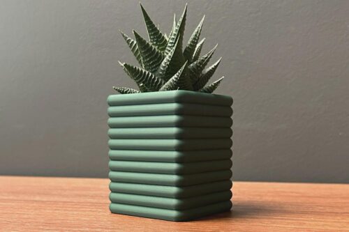 il_fullxfull.8309050037_9csq.jpg Square Poppy Planter with Magnetic Drip Tray | Modern Minimalist Plant Decor